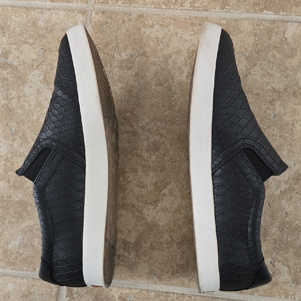 Madison Women's Black Python Slip-Ons - image 4